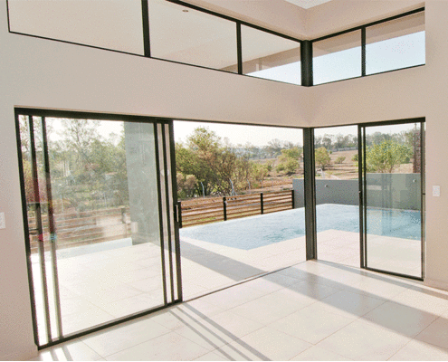 TMG Designs - Patio Sliding Door - Open and Closed TMG Designs - Patio Sliding Door - Open and Closed
